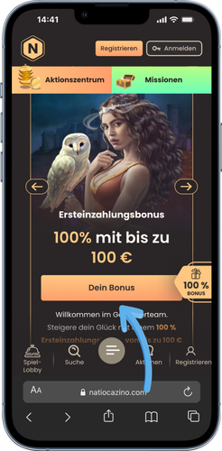 National Casino Bonus beanspruchen