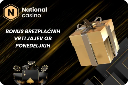 Bonus brezplačnih vrtljajev ob ponedeljkih pri National Casino