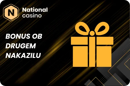 Bonus ob drugem nakazilu pri National Casino
