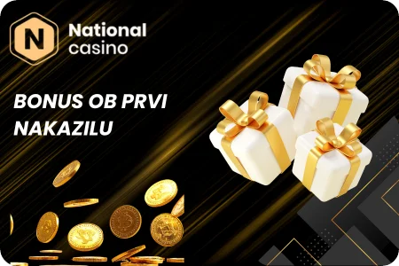 Bonus ob prvi nakazilu pri National Casino