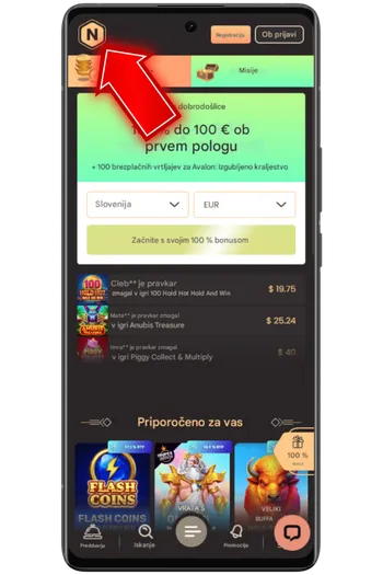 Obiščite uradno spletno stran National Casino