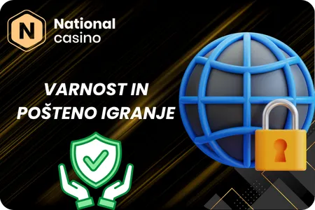 Varnost in pošteno igranje National Casino