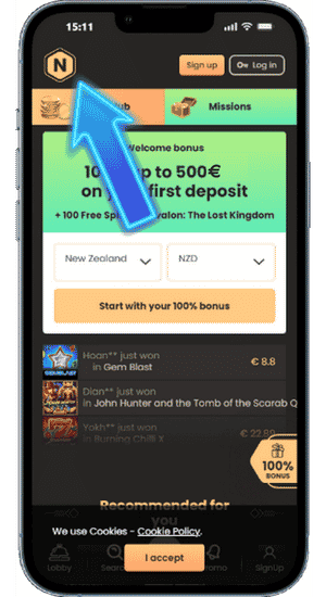 Uradna spletna stran National Casino registracija Slovenija